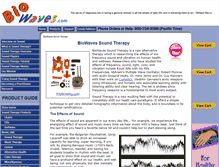Tablet Screenshot of biowaves.com
